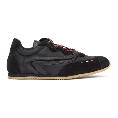 Shop Moncler Genius 2 Moncler 1952 Black Seventy Sneakers In 999 Black