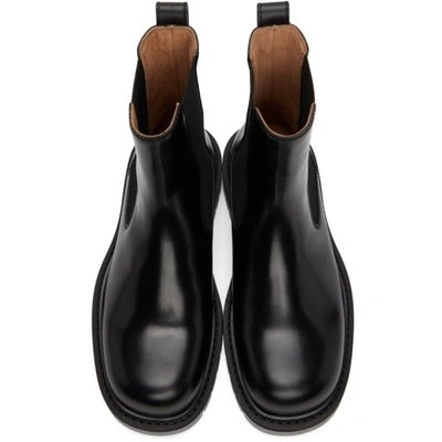 Shop Bottega Veneta Black Level Chelsea Boots In 1000 Black