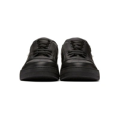 Shop Acne Studios Black Perey Lace Up Sneakers In Black/black