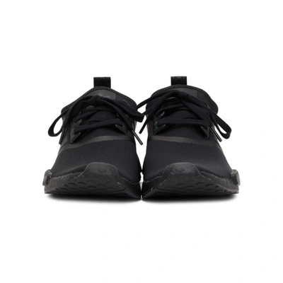 Shop Adidas Originals Black Nmd_r1 Sneakers