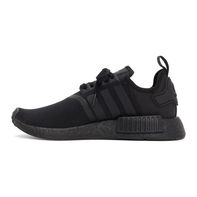 Shop Adidas Originals Black Nmd_r1 Sneakers