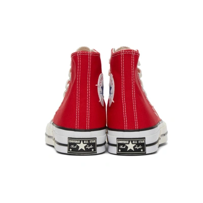 Shop Converse Red Reconstructed Chuck 70 High Sneakers In Red/sed/egr