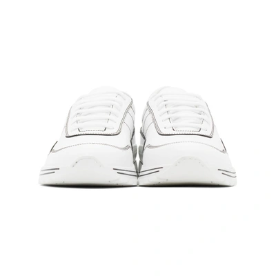 COMMON PROJECTS 白色 CONTRAST 运动鞋