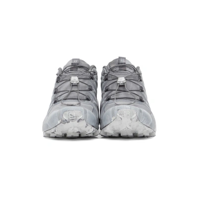Shop 11 By Boris Bidjan Saberi Grey Salomon Edition Bamba 1.x Low Sneakers In Light Grey