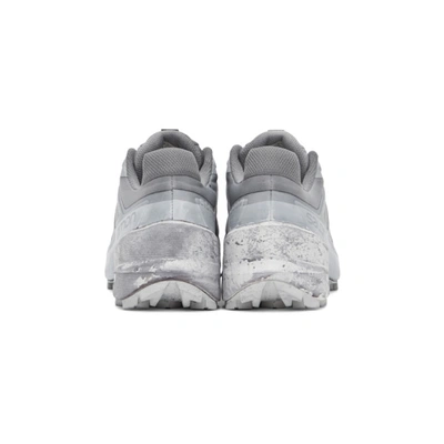 Shop 11 By Boris Bidjan Saberi Grey Salomon Edition Bamba 1.x Low Sneakers In Light Grey