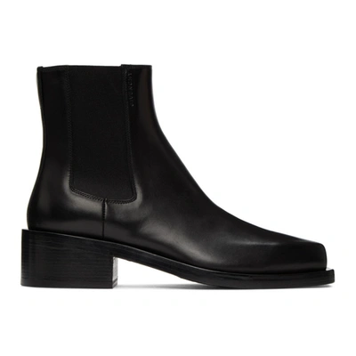 Shop Givenchy Black Austin Show Chelsea Boots In 001-black