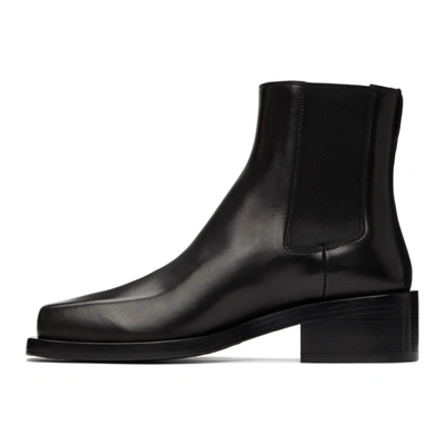 Shop Givenchy Black Austin Show Chelsea Boots In 001-black