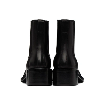 Shop Givenchy Black Austin Show Chelsea Boots In 001-black