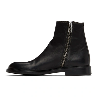 Shop Ps By Paul Smith Black Zip Billy Boots In 79 Black
