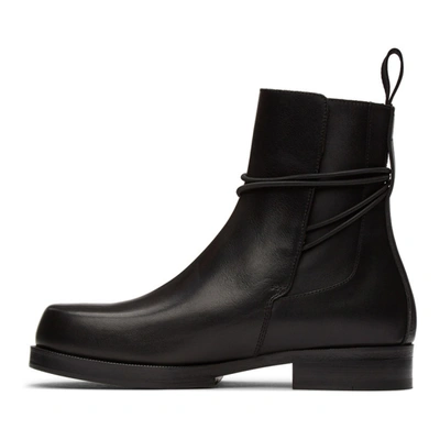 Shop Alyx Black Buckle Chelsea Boots In Black 14539885