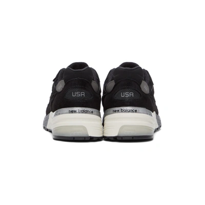 Shop New Balance Black Made In Us 992 Sneakers