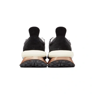 Shop Lanvin Black Nylon Bumper Sneakers In 10 Black