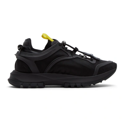 Shop Givenchy Black Spectre Cage Runner Sneakers In 001-black