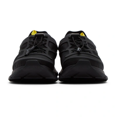 Shop Givenchy Black Spectre Cage Runner Sneakers In 001-black