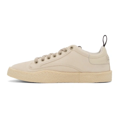 Shop Diesel Beige S-clever Ll Sneakers In T2004 Wht