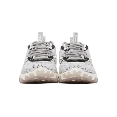 Shop Nike White & Grey React Vision Sneakers In 005 Vast Gr