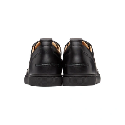 Shop Christian Louboutin Black Louis Junior Sneakers In Cm53 Black