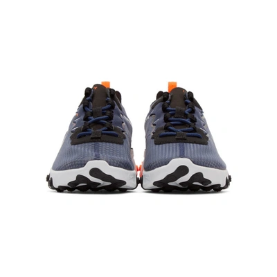 Shop Nike Navy React Element 55 Se Sneakers In 400midnight