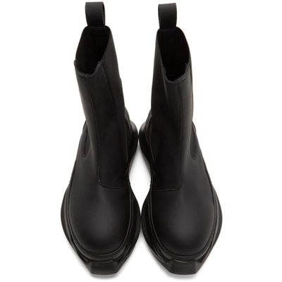 Shop Rick Owens Drkshdw Black Abstract Beetle Boots In 999 Black