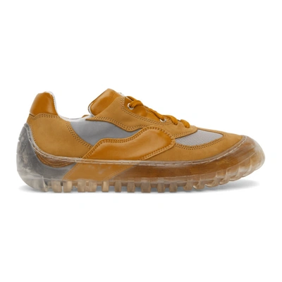 Shop A-cold-wall* Tan Suede 180 Strand Sneakers In Saffron