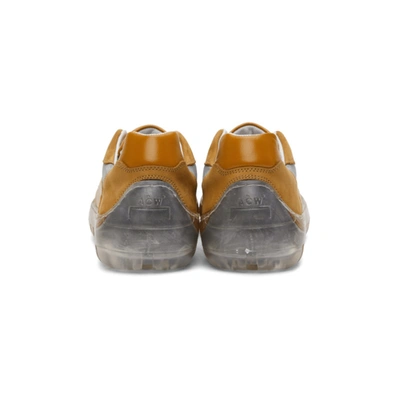 Shop A-cold-wall* Tan Suede 180 Strand Sneakers In Saffron