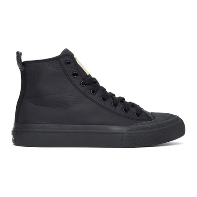 Shop Diesel Black S-astico Mcf Sneakers In T8013 Black