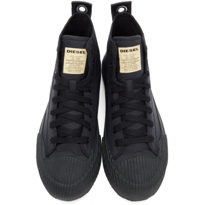 Shop Diesel Black S-astico Mcf Sneakers In T8013 Black
