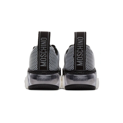 Shop Moschino Black Teddy Bubble Sneakers In 10a Black