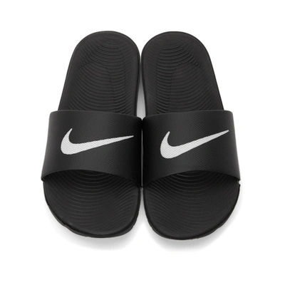 Shop Nike Black Kawa Slides In 010 Black