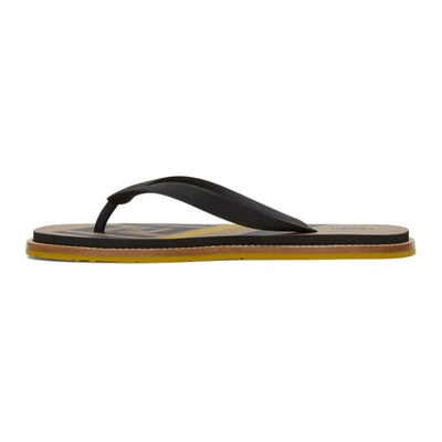 Shop Fendi Brown 'forever ' Flip Flops In F1bob Brown