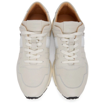 Shop Tiger Of Sweden Ssense Exclusive Off-white Saarinen Low Sneakers In T4z Off-white