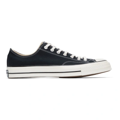 Shop Converse Black Chuck 70 Ox Sneakers In Blk/egret