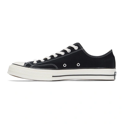 Shop Converse Black Chuck 70 Ox Sneakers In Blk/egret