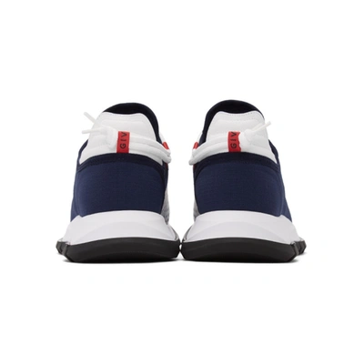 Shop Givenchy Blue Spectre Runner Sneakers In 400-blue