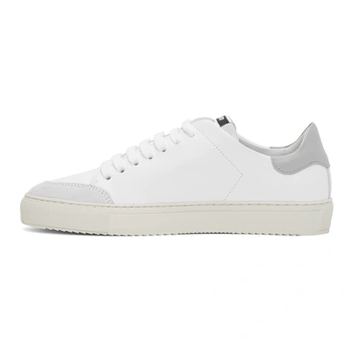 Shop Axel Arigato White And Grey Clean 90 Sneakers In Whigrey