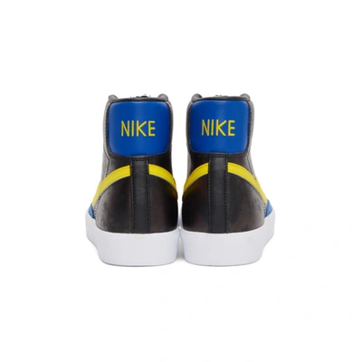 Shop Nike Multicolor Blazer Mid '77 Vintage Sneakers In Blk/yel/wht