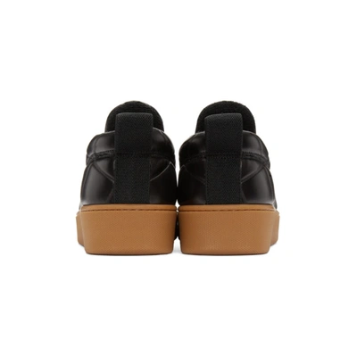 Shop Bottega Veneta Black 'the Quilt' Sneakers In 1060 Black-