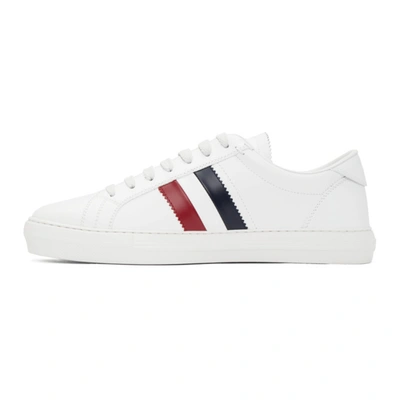 Shop Moncler White New Monaco Sneakers In 002 White