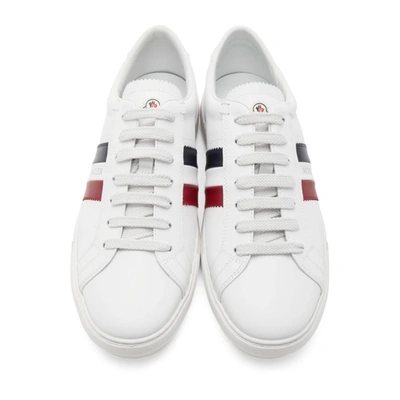 Shop Moncler White New Monaco Sneakers In 002 White