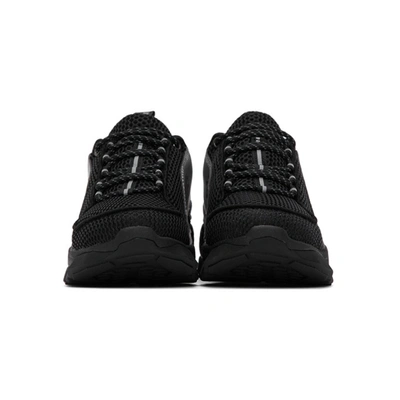 Shop All In Black And Silver Id Sneakers In Black/reflc
