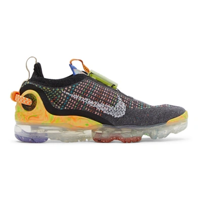 Shop Nike Multicolor Air Vapormax 2020 Flyknit Sneakers In 003 Iron Gr