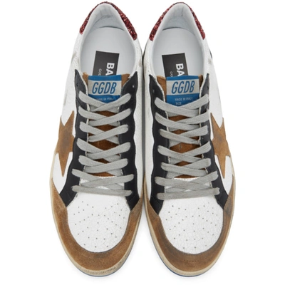 Shop Golden Goose White Ball Star Sneakers In 80339 White