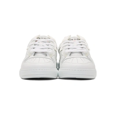 Shop Givenchy White Wing Low Sneakers In 100 White