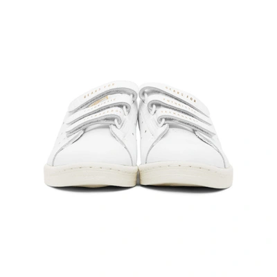 Shop Adidas X Human Made White Master Sneakers