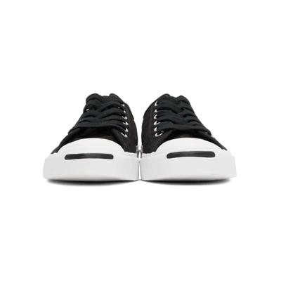 Shop Converse Black Jack Purcell First In Class Ox Sneakers In Blk/wht/blk