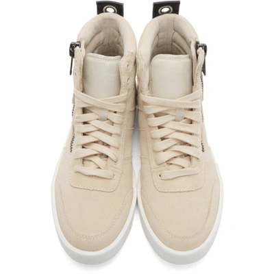 Shop Diesel Beige S-dvelows Sneakers In T2004 Wht