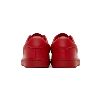 Shop Raf Simons Red Orion Sneakers In 00030 Red