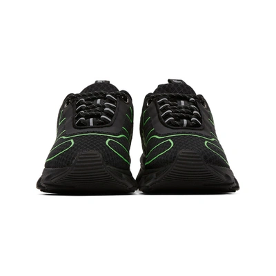 Shop All In Black And Green Tennis Sneakers In Black/green