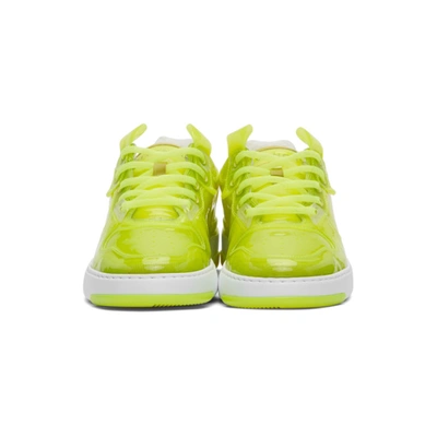 Givenchy Yellow Translucent Wing Low Sneakers In 734-fluo Ye | ModeSens