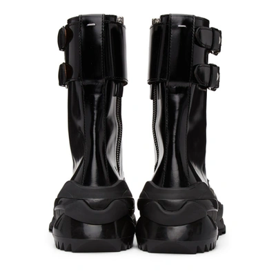 Shop Maison Margiela Black Ranger Combat Boot